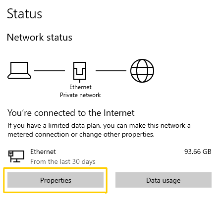 windows4 - GeoPlugin - Resources geoPlugin’s screenshot of the advanced network settings in Windows.